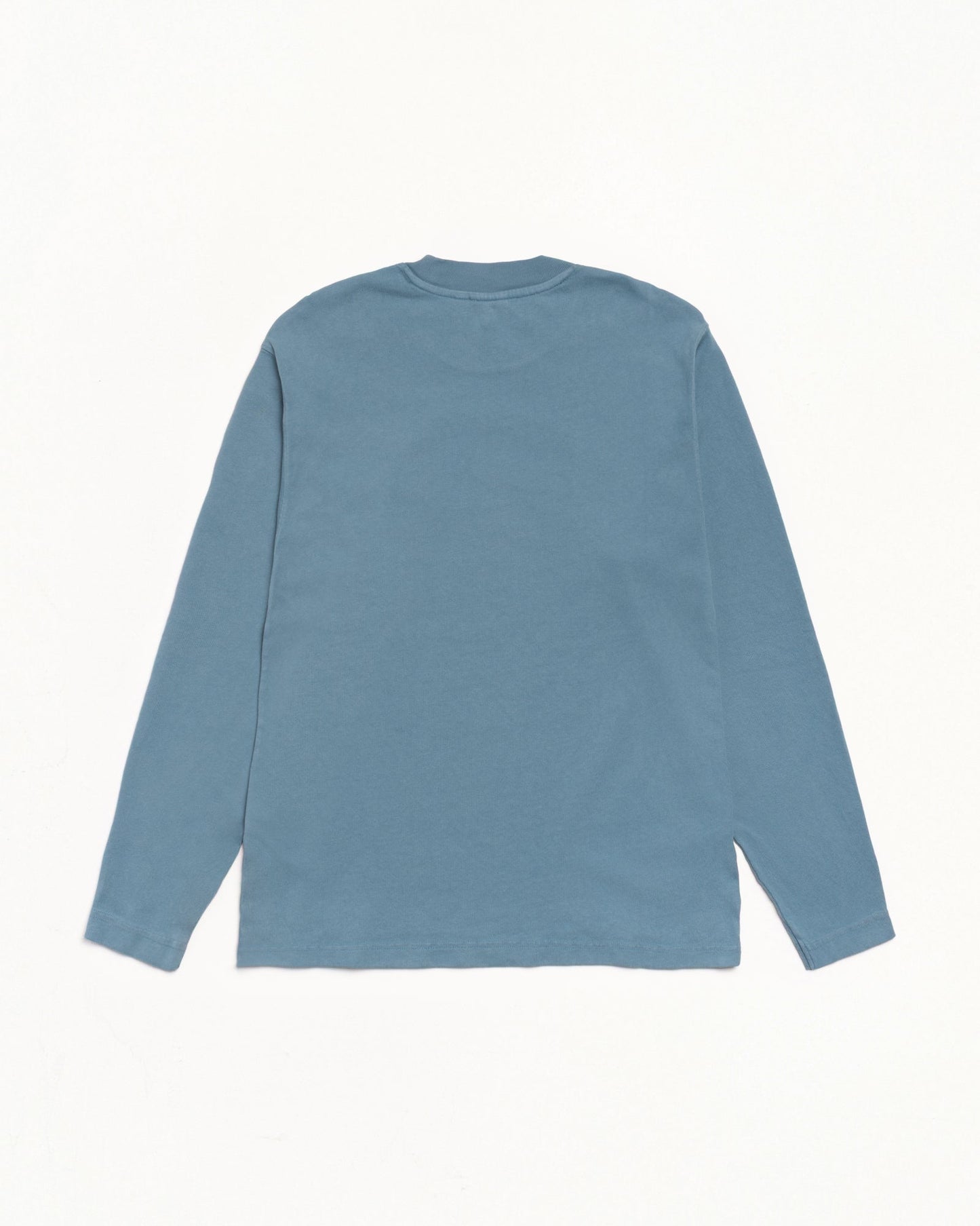 DYED LS MOCK NECK TEE