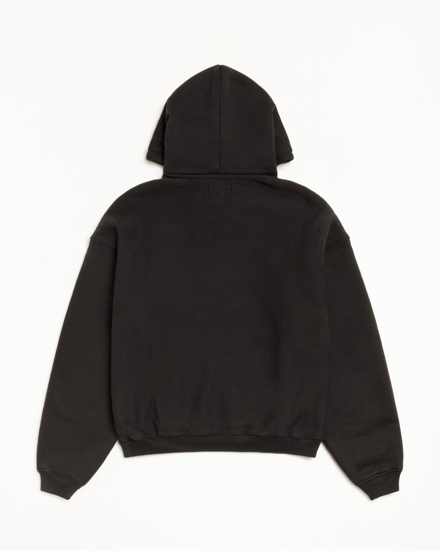SATIN PATCH HOODIE