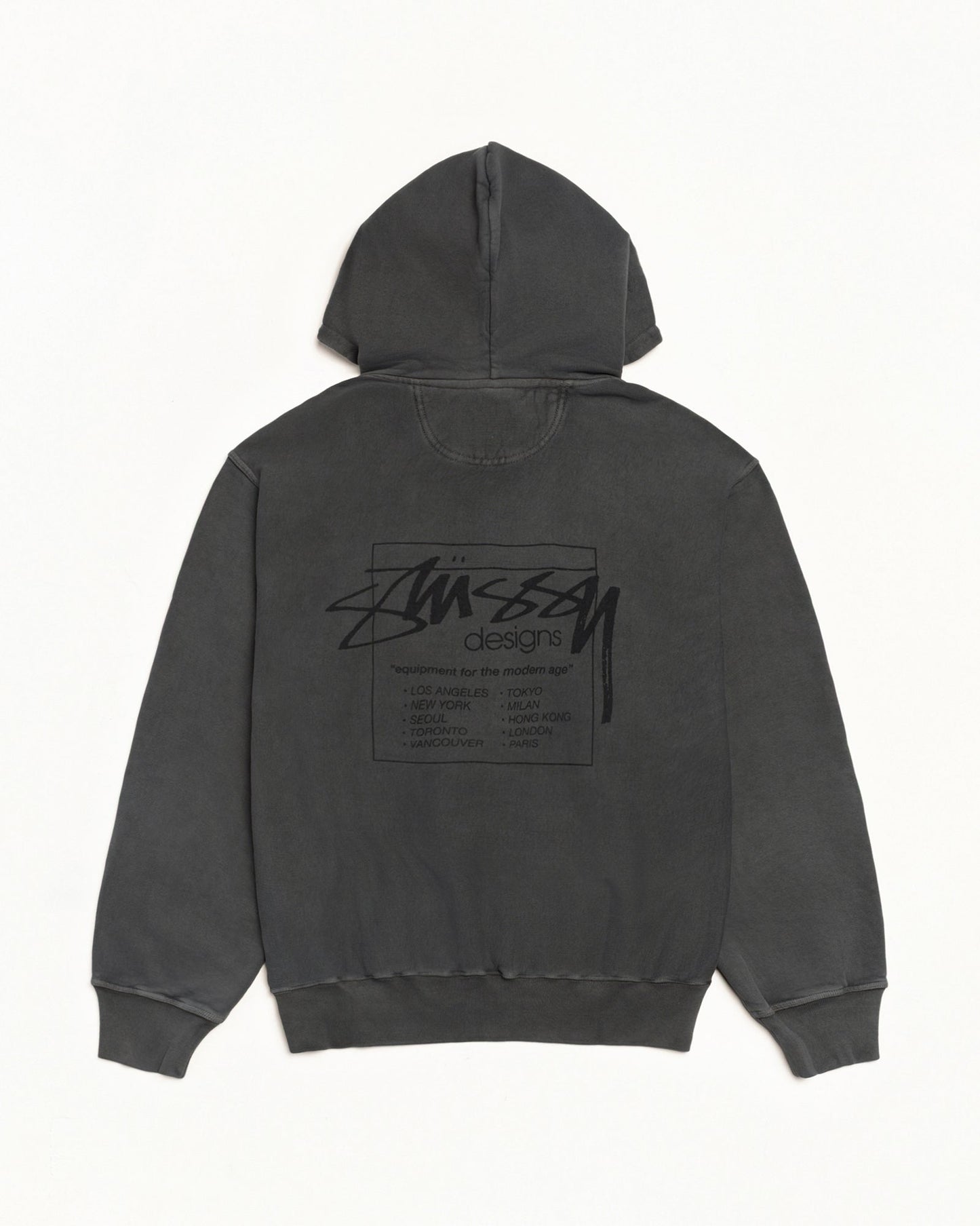 MODERN AGE ZIP HOODIE PIGMENT DYED