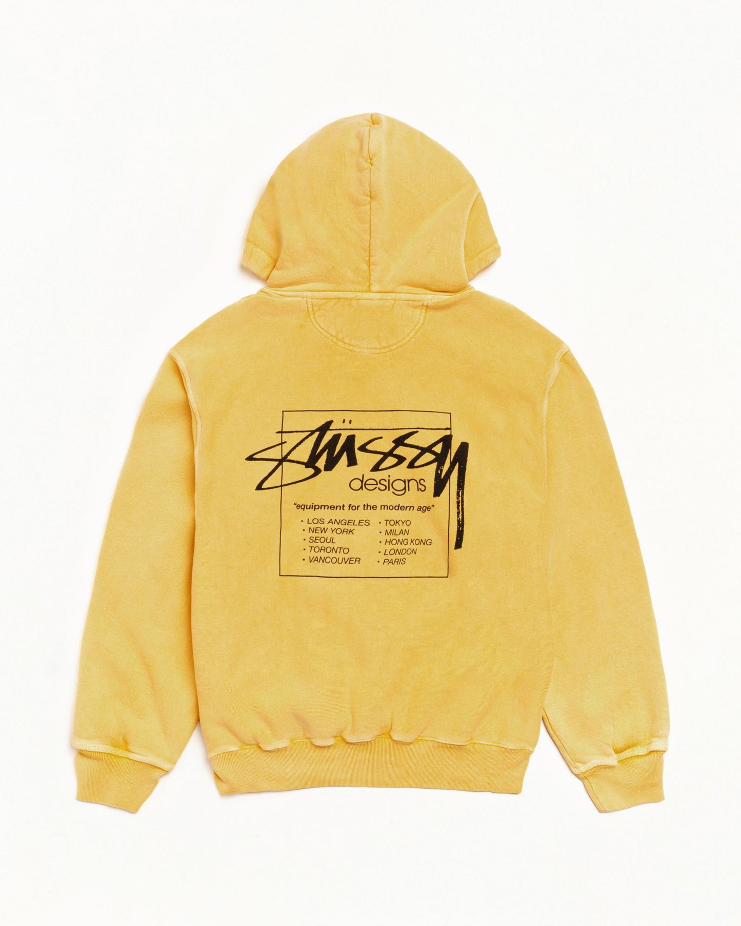 MODERN AGE ZIP HOODIE PIGMENT DYED