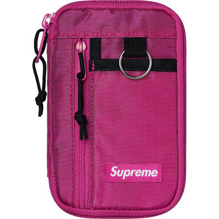 Supreme Small Zip Pouch- Magenta