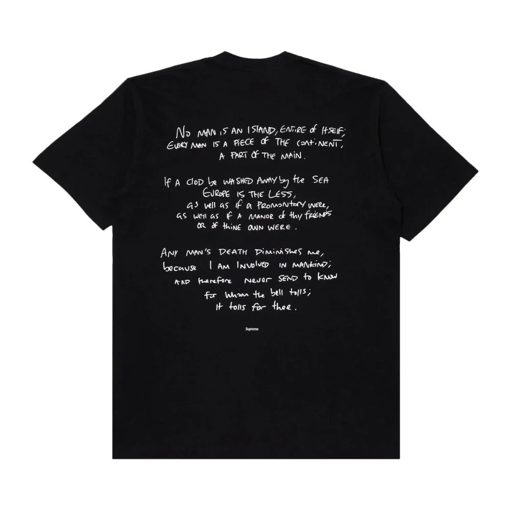 Supreme Corteiz Rules The World Tee Black