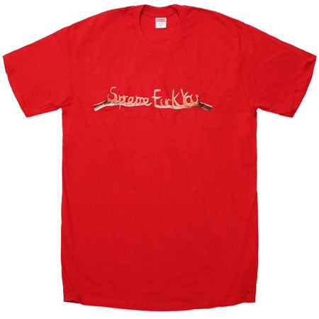 Supreme Fuck You Tee- Red