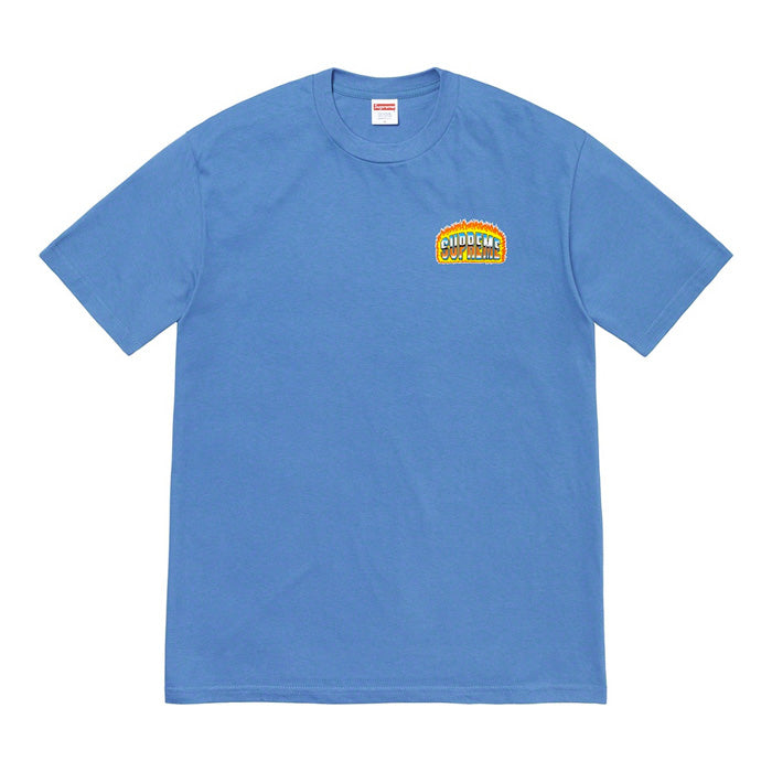 Supreme Chrome Tee- Dusty Light Royal