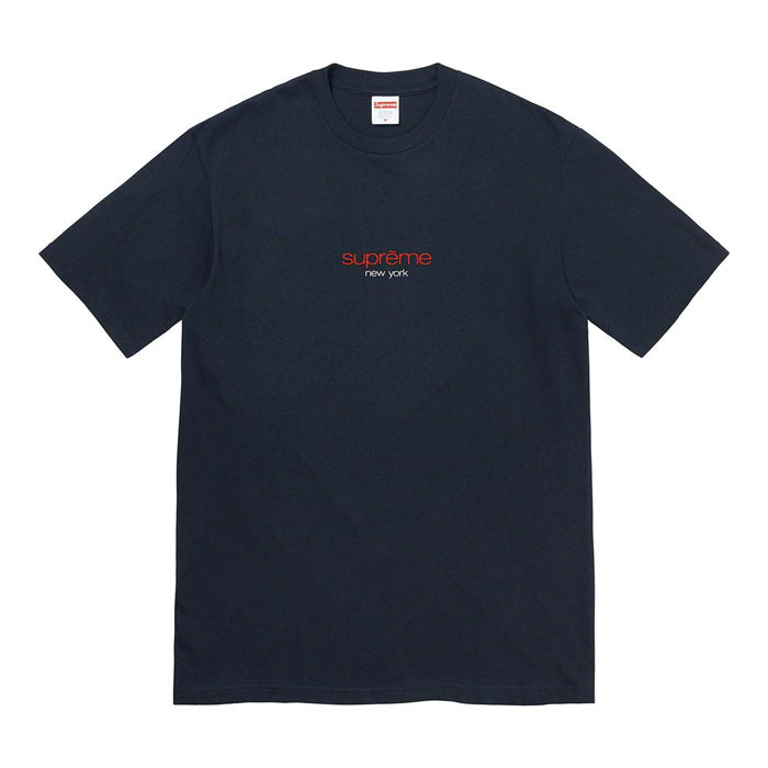 Supreme Classic Logo Tee (SS22)- Navy