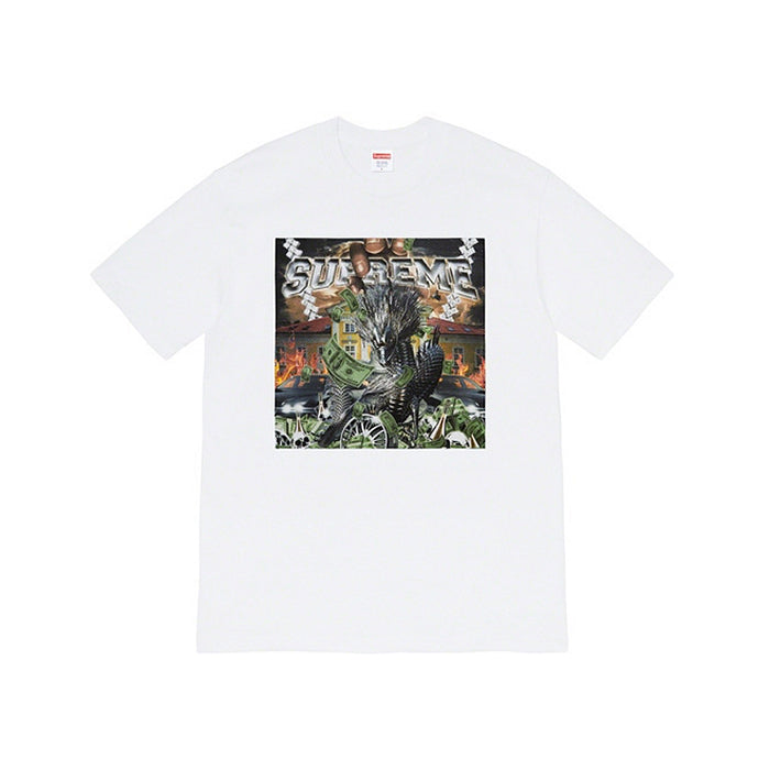Supreme Dragon Tee- White