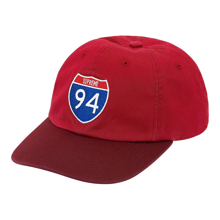 Supreme Interstate 6-Panel- Red