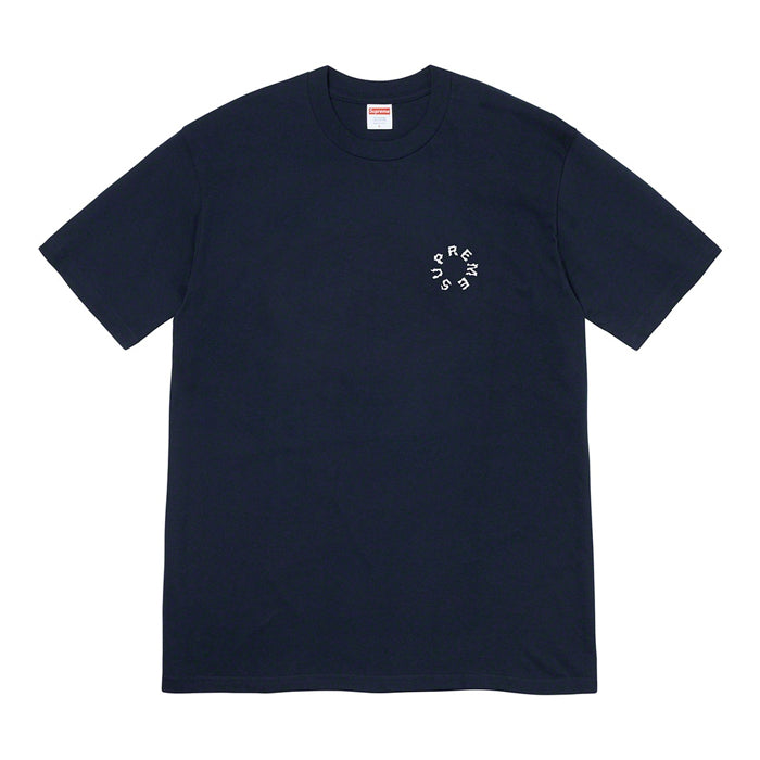Supreme Marble Tee- Navy