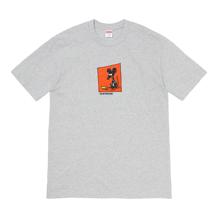 Supreme Mouse Tee- Heather Grey