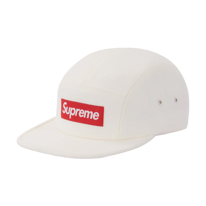 Supreme Wool Camp Cap SS19 - White