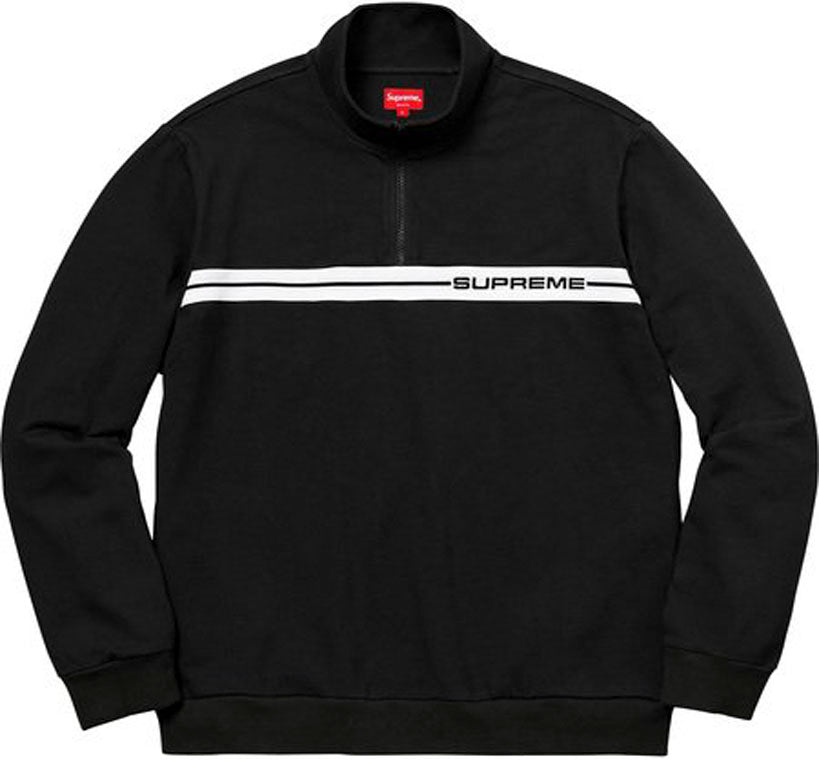 Supreme Half Zip Warm Up- Black