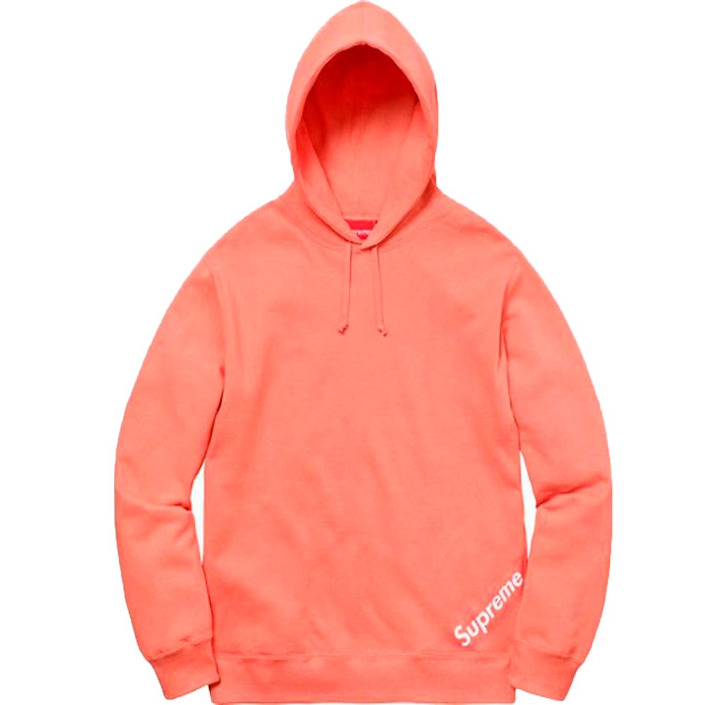 Supreme Corner Label Hoodie- Peach