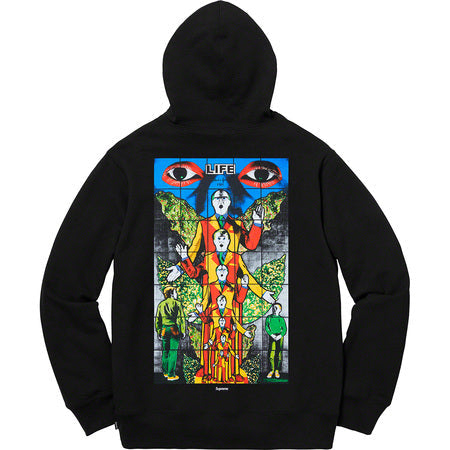 Supreme Gilbert & George Life Hoodie- Black