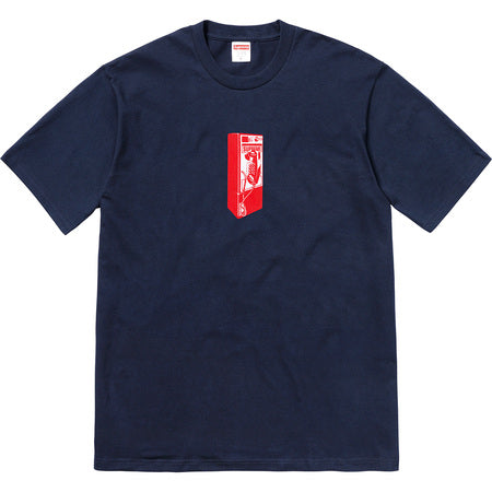 Supreme Payphone Tee- Navy
