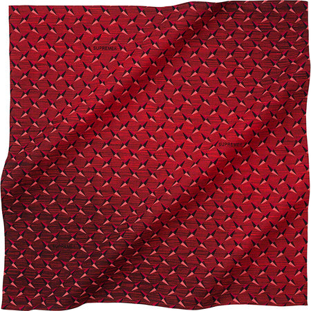 Supreme Diamond Plate Bandana- Red