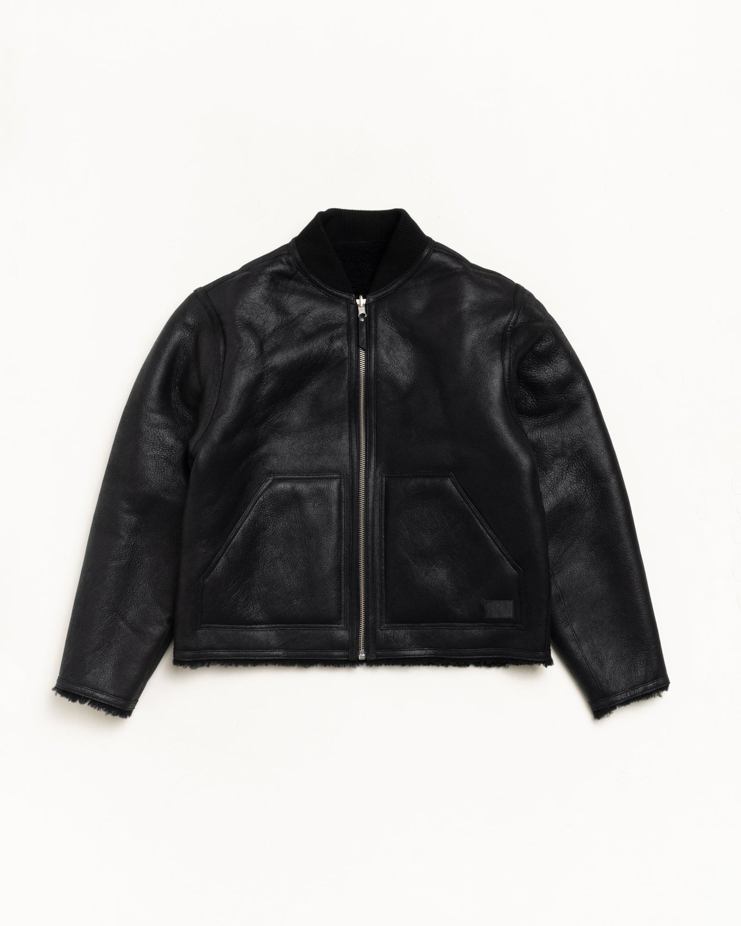 SHEARLING REVERSIBLE BOMBER