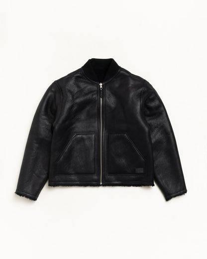 SHEARLING REVERSIBLE BOMBER
