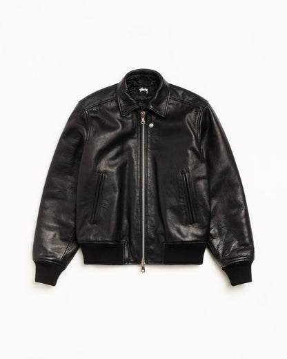 LEATHER FLIGHT JACKET