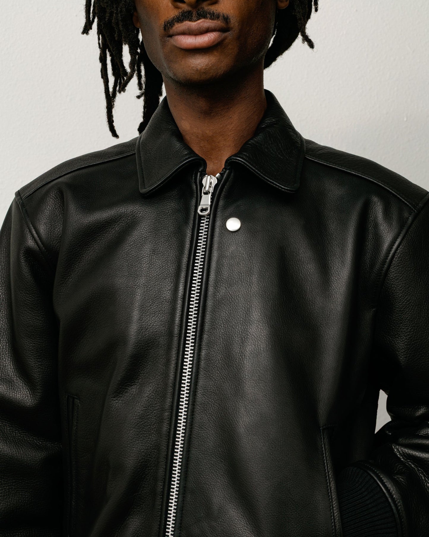 LEATHER FLIGHT JACKET