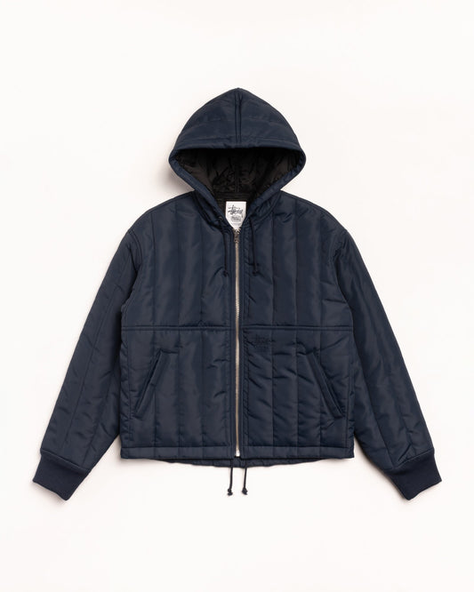 QUILTED NYLON WORK JACKET