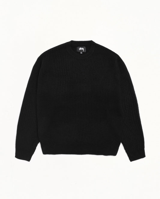 WAFFLE CASHMERE SWEATER