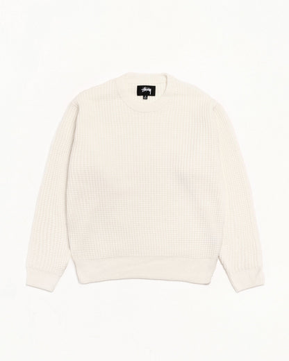 WAFFLE CASHMERE SWEATER