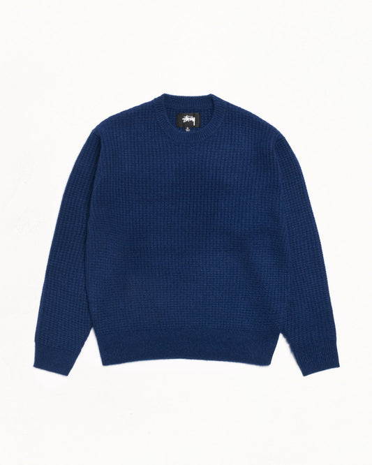 WAFFLE CASHMERE SWEATER