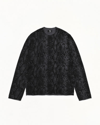 PYTHON FINE WOOL SWEATER