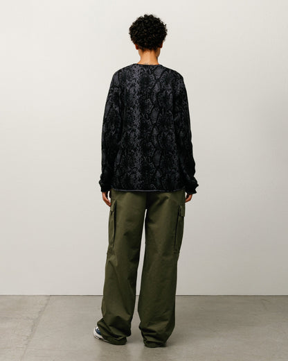 PYTHON FINE WOOL SWEATER