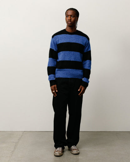 MOHAIR STRIPE SWEATER