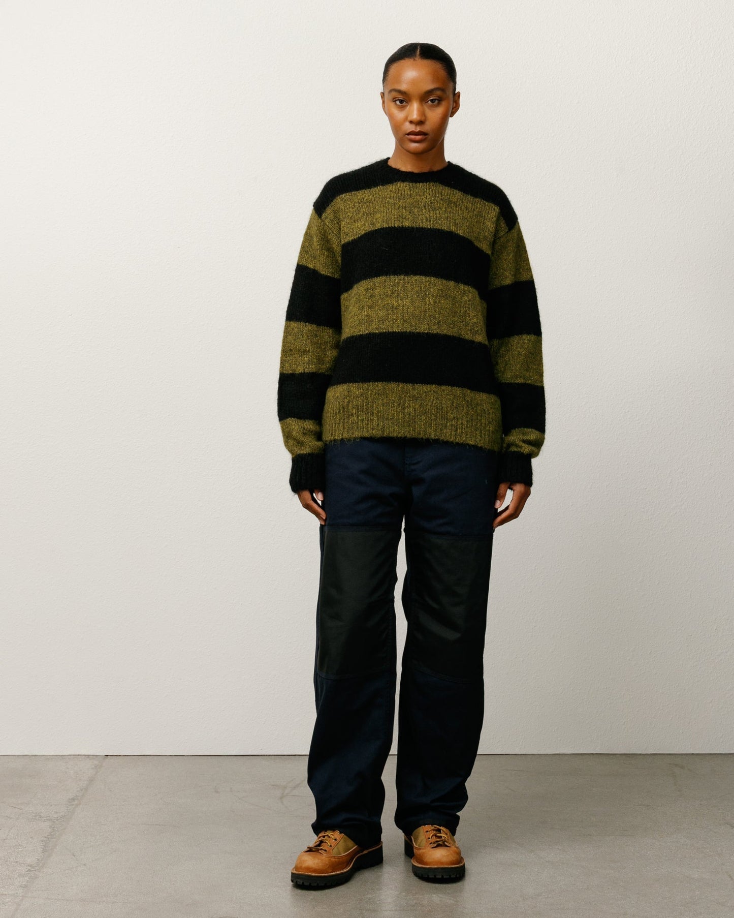MOHAIR STRIPE SWEATER