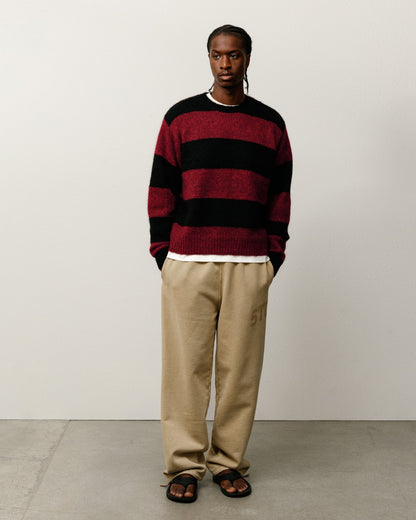 MOHAIR STRIPE SWEATER