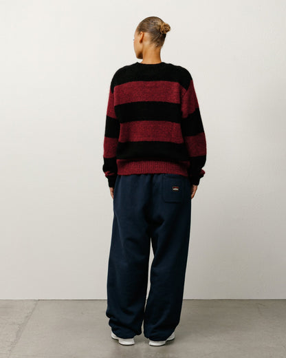 MOHAIR STRIPE SWEATER