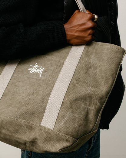 WAXED CANVAS MARKET TOTE