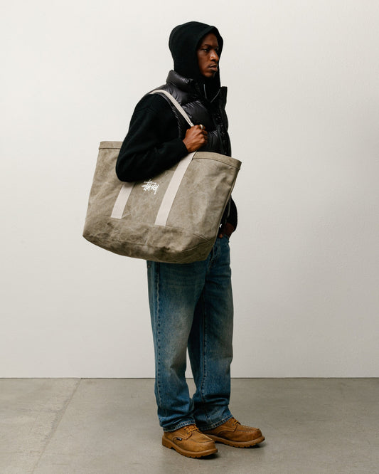 WAXED CANVAS EXTRA LARGE TOTE