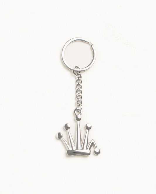 METAL BENT CROWN KEYCHAIN