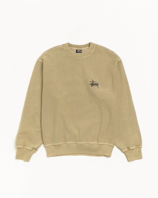 BASIC STÜSSY CREW PIGMENT DYED