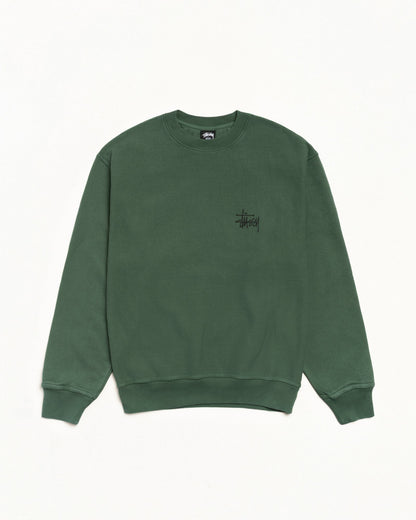 BASIC STÜSSY CREW PIGMENT DYED