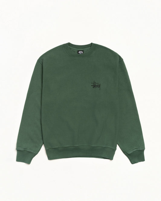 BASIC STÜSSY CREW PIGMENT DYED