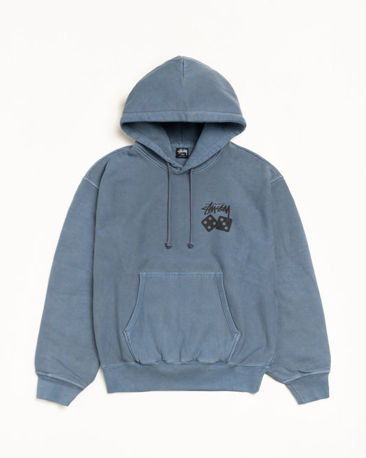 DICE HOODIE PIGMENT DYED