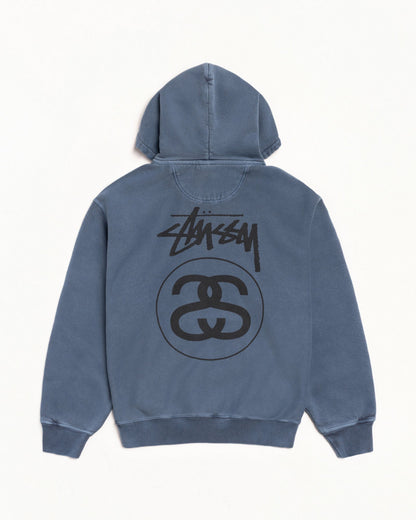 STOCK LINK ZIP HOODIE PIGMENT DYED