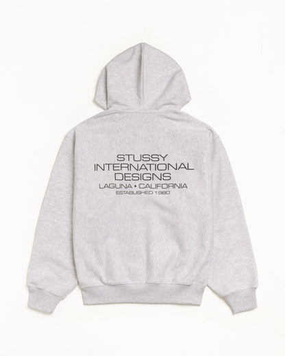 INTERNATIONAL DESIGNS ZIP HOODIE