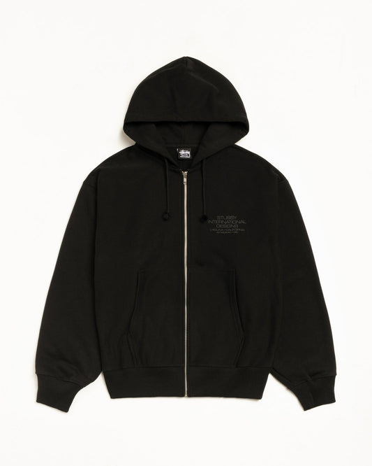 INTERNATIONAL DESIGNS ZIP HOODIE