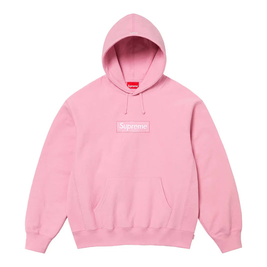 Supreme Box Logo Hooded Sweatshirt FW24 Dusty Pink