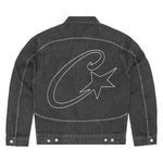 Corteiz C-Star Denim Trucker Jacket Black