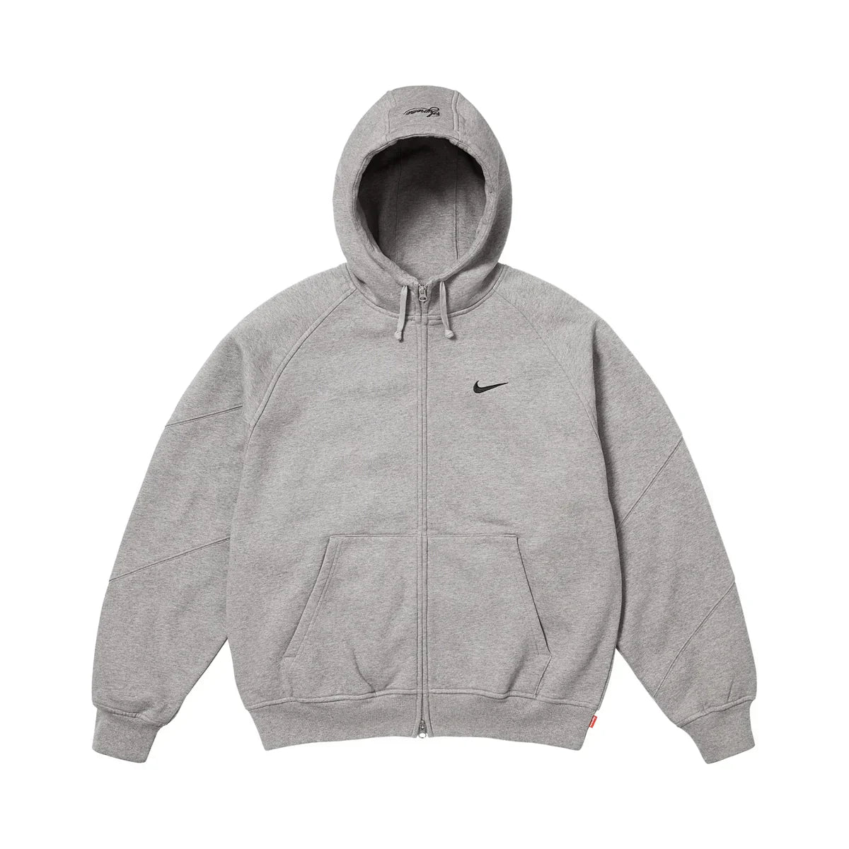 Supreme x Nike Zip Up Hooded Sweatshirt (SS25) Grey