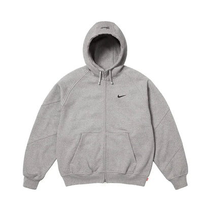 Supreme x Nike Zip Up Hooded Sweatshirt (SS25) Grey