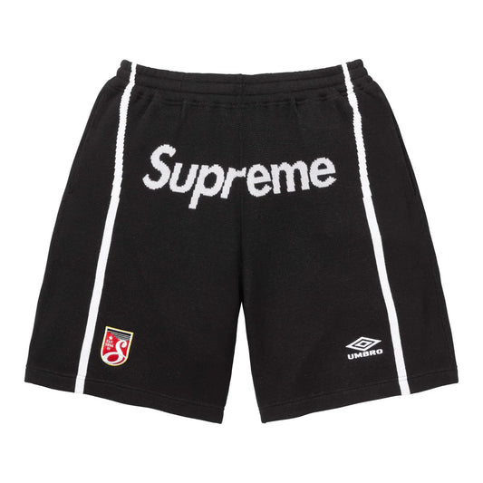 Supreme Umbro Knit Soccer Short Black