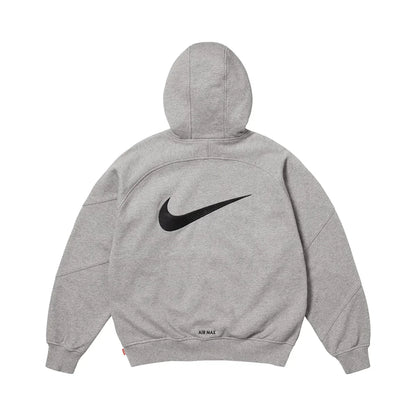 Supreme x Nike Zip Up Hooded Sweatshirt (SS25) Grey