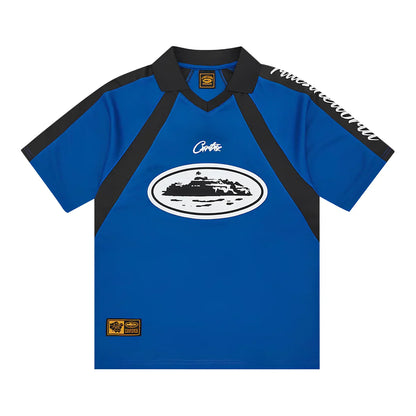 Corteiz Alcatraz Football Jersey Blue
